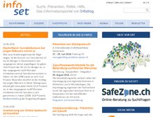 Tablet Screenshot of infoset.ch