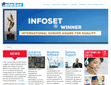 Tablet Screenshot of infoset.cd